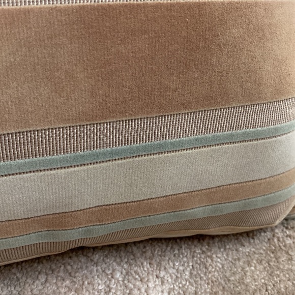 Set of 2 Striped Indoor Lumbar Throw Pillows - Picture 11 of 12